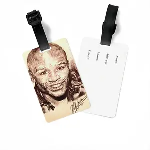 Floyd Mayweather Jr Portrait Luggage Tag