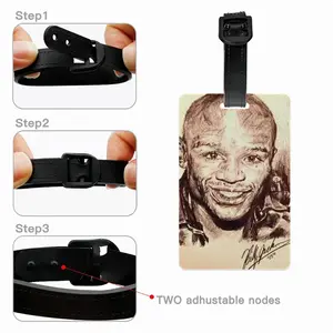 Floyd Mayweather Jr Portrait Luggage Tag