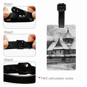 Church In The Carpathians Luggage Tag