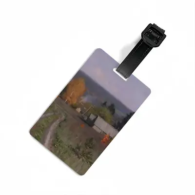 Autumn Village Nikolaevka Luggage Tag