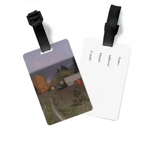 Autumn Village Nikolaevka Luggage Tag