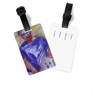 The Man With The Dog Luggage Tag