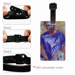 The Man With The Dog Luggage Tag