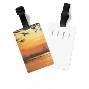 Setting Sun Of Tranquility Luggage Tag