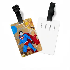 Winnieman - Superman Gold Honey Luggage Tag