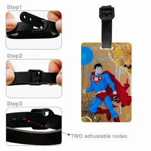 Winnieman - Superman Gold Honey Luggage Tag