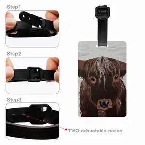 Bull - Red Bull Taurus Animals Buffalo Wild Luggage Tag