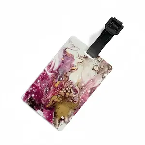 Raspberry Bloom Luggage Tag