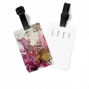 Raspberry Bloom Luggage Tag