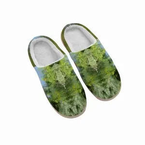 Men Lord Green Winter Cotton Slippers