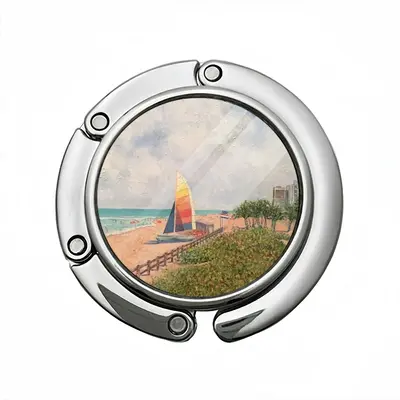 Sailboat On Miami Beach Handbag Hook