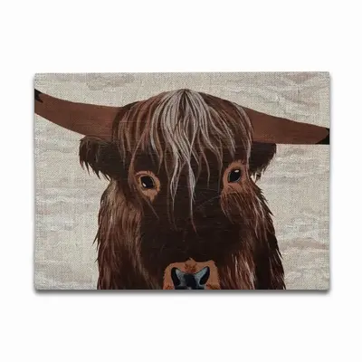 Bull - Red Bull Taurus Animals Buffalo Wild Double Insulated Placemats