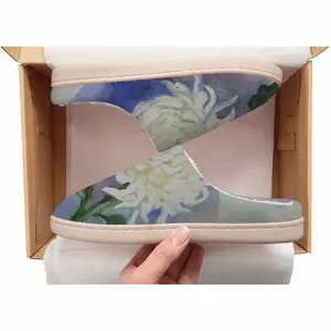 Men Chrysanthemum Winter Cotton Slippers