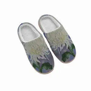 Men Chrysanthemum Winter Cotton Slippers