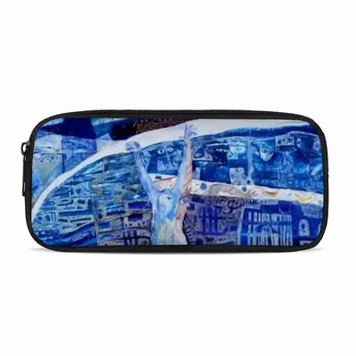 True Blue Zipper Pencil Bags