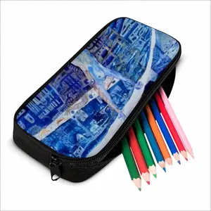 True Blue Zipper Pencil Bags