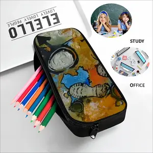 I Walk On The Moon Zipper Pencil Bags