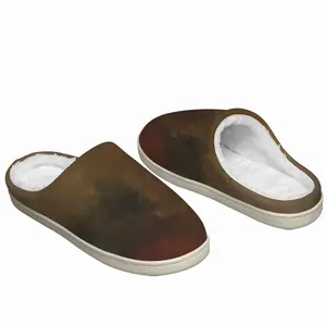 Men Blurred Fruit Winter Cotton Slippers