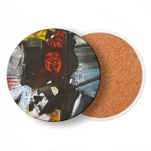 Kidnapped Ceramic Coaster (Round)