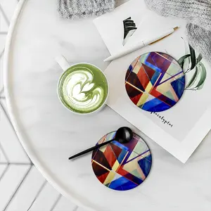 Caste Vs Caste Ceramic Coaster (Round)