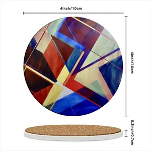 Caste Vs Caste Ceramic Coaster (Round)