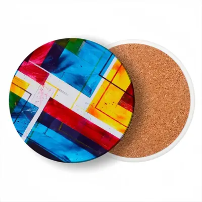 The Grexit Ceramic Coaster (Round)