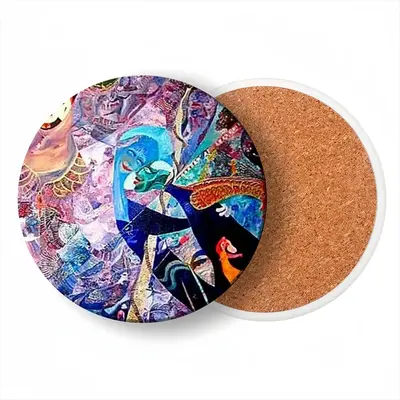 Exodus Fragment Ceramic Coaster (Round)