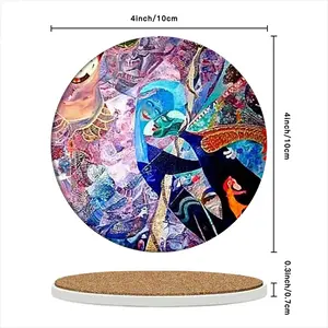 Exodus Fragment Ceramic Coaster (Round)