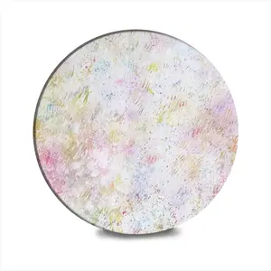 Spring Watching Tv In Paris #52 Ceramic Coaster (Round)