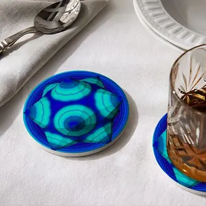 Nautilus Ceramic Coaster (Round)