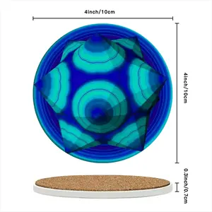 Nautilus Ceramic Coaster (Round)