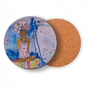 The Witchcraft Ceramic Coaster (Round)