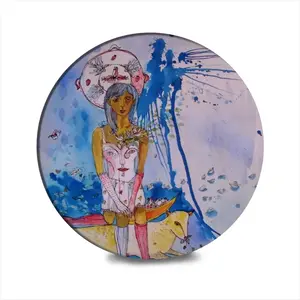 The Witchcraft Ceramic Coaster (Round)