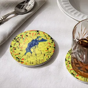 Joint Ceramic Coaster (Round)