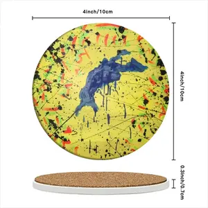 Joint Ceramic Coaster (Round)