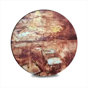 Firestorm Ceramic Coaster (Round)