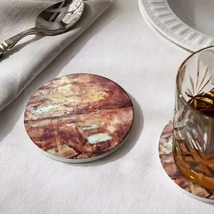 Firestorm Ceramic Coaster (Round)