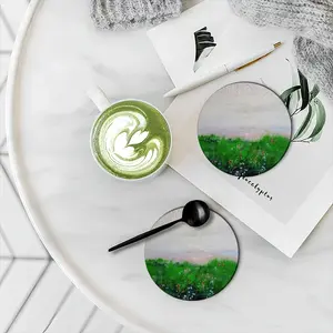 Secret Path Ceramic Coaster (Round)