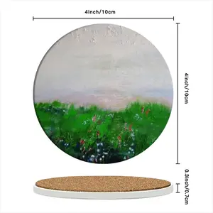 Secret Path Ceramic Coaster (Round)