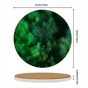 Growth 46 Seconds Ceramic Coaster (Round)