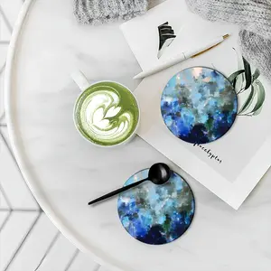 Garden I Ceramic Coaster (Round)