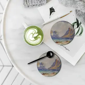 Houtbay Cape Town Ceramic Coaster (Round)