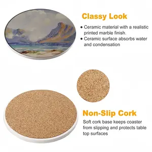 Houtbay Cape Town Ceramic Coaster (Round)