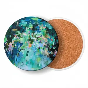 Breeze #1 Ceramic Coaster (Round)