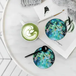 Breeze #1 Ceramic Coaster (Round)