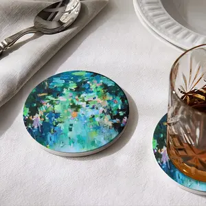 Breeze #1 Ceramic Coaster (Round)