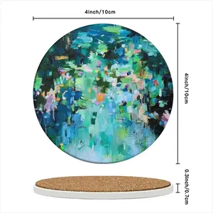 Breeze #1 Ceramic Coaster (Round)