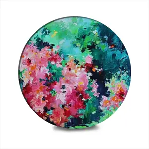 Infinite Garden 5 Ceramic Coaster (Round)