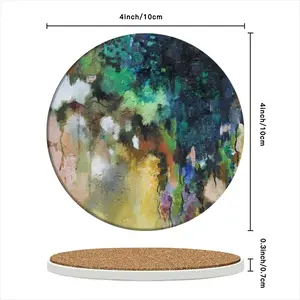 Shadow Ceramic Coaster (Round)