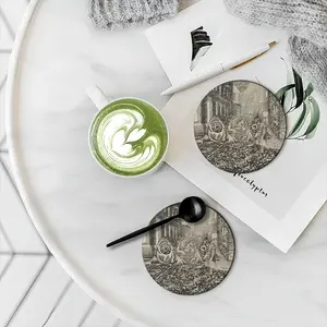 Always Watching Ceramic Coaster (Round)